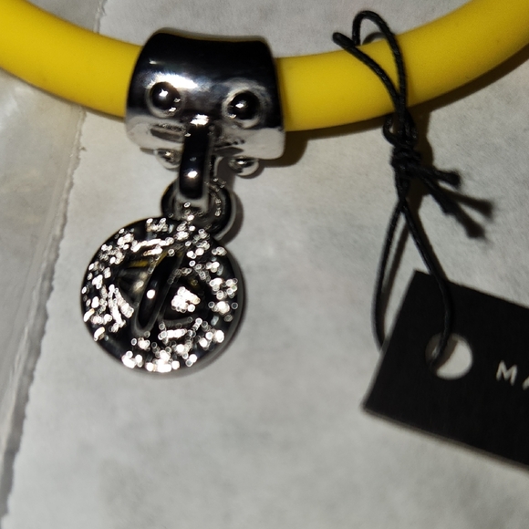 Marc by Marc Jacobs Vibrant Yellow Bracelet with Silver Charm - Picture 3 of 6